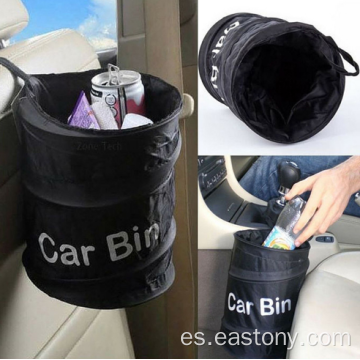 Bote de basura del coche Bote de basura plegable del coche